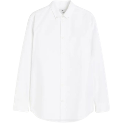 H&M Herre Hvid Oxfordskjorte Regular Fit