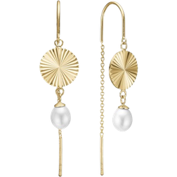 Christina Jewelry Sparkle Life Earrings - Gold/Pearls