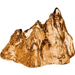 Kosta Boda The Rock Amber Fyrfadsstage 9.1cm