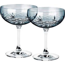 Frederik Bagger Crispy Gatsby Sapphire Champagneglas 30cl 2stk