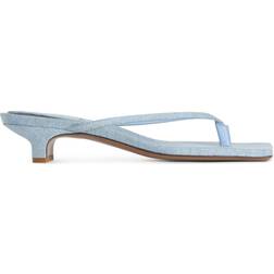 Arket Denim Thong Sandals Light Blue, Sandaler størrelse