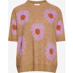 Noella Raya Knit Sweater 903 Sand/Lavender Flower