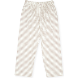 Tekla Hopper Stripes Pyjama Pant - Beige