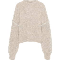 Vero Moda Zen Pullover - Birch Melange