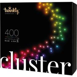Twinkly Cluster Black/RGB Lyskæde 400 Pærer