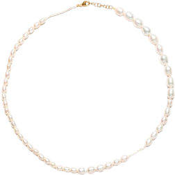 Sorelle Jewellery Cloud Necklace - Gold/Pearl
