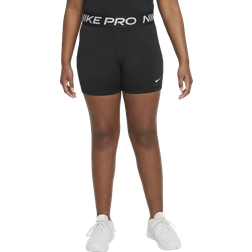 Nike Girl's Pro Dri-FIT Shorts - Black/White