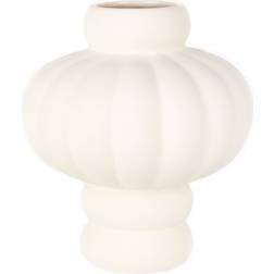 Louise Roe Balloon Raw White Vase 24cm