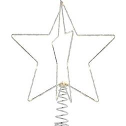 Sirius Top Star Silver Juletræspynt 25cm