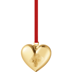 Georg Jensen Heart Gold Juletræspynt 5.4cm