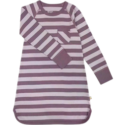 Katvig Baby's Colored Stripes Dress - Light Aubergine