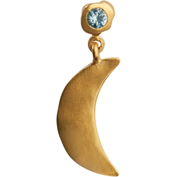 Stine A Big Dot Bella Moon Earring - Gold/Blue