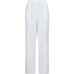 Neo Noir Sonar Linen Pants - White