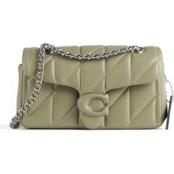 Coach Tabby Shoulder Bag 20 With Quilting - Light Antique Nickel/Moss