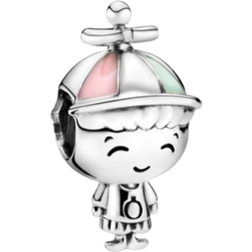 Pandora Little Boy Charm - Silver/Multicolour