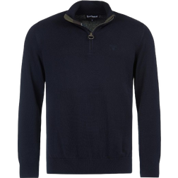 Barbour Cotton Half Zip Sweater - Navy