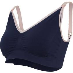 Carriwell Original Maternity & Nursing Bra Deluxe Navy with Pink Trim