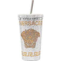 Versace Crystal Medusa Travel Cup White Travel Mug