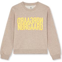 Mads Nørgaard Kid's Organic Sweat Talinka Sweatshirt - Oatmeal Melange