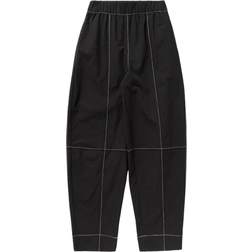 Ganni Elasticated Curve Trousers - Black