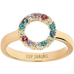 Sif Jakobs Biella Piccolo Ring - Gold/Multicolour
