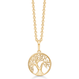 Støvring Design Tree of Life Pendant Necklace - Gold