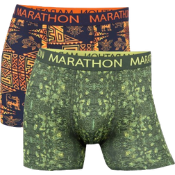 Marathon Microfiber Tights 2-pack - Multicolored