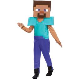 Disguise Minecraft Steve Børnekostume