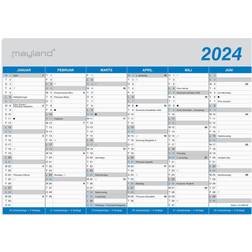 Mayland Classic Office Calendar A4 2024