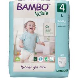 Bambo Nature Boy's & Girl's Pants Size 4 7-14kg 20pcs