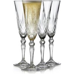 Lyngby Melodia Champagneglas 16cl 4stk