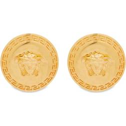Versace Tribute Medusa Stud Earrings - Gold