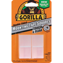 Gorilla Tough & Clear Mounting Pre-Cut Squares 24stk