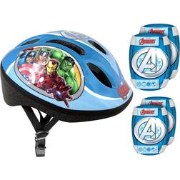Stamp Marvel Avengers AV299507 Protective Set Including Helmet + Knee and Elbow Pads