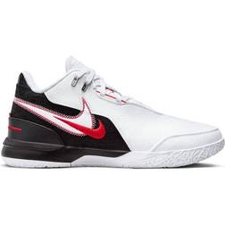 Nike LeBron NXXT Gen AMPD M - White/University Red/Metallic Silver/Black