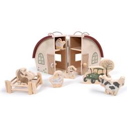 Filibabba My Wooden Farm House with Animals 02777