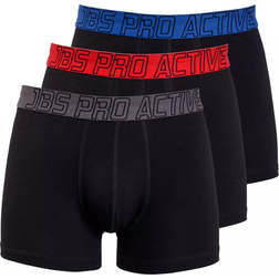 JBS ProActive 3-pack Boxer Short - Black