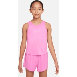 Nike Kid's Dri-FIT One Training Tank Top - Playful Pink/White (DH5215-675)