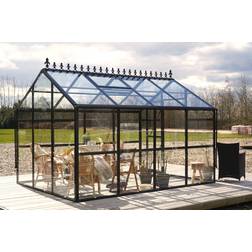 Scandic Greenhouse Balder 8.5m² 4mm Aluminium Hærdet glas