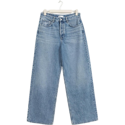 Gina Tricot Baggy Wide Jeans - Mid Blue
