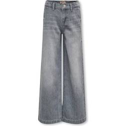 Only Comet Wide Leg Jeans - Medium Grey Denim (15313895)