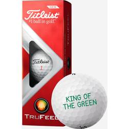 Titleist Trufeel Golf Balls With Text - Design Yourself