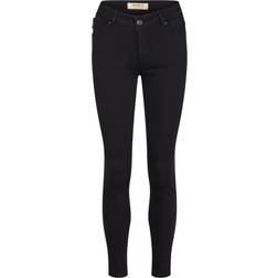 Mos Mosh Victoria 7/8 Silk Touch Jeans Jeans - Black