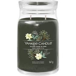 Yankee Candle Silver Sage & Pine Large Jar Duftlys 567g