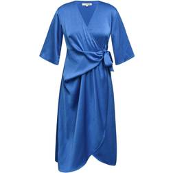 A-View Lilly Midi Dress - Blue