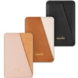 Moshi Slim Wallet Magnetic Wallet (SnapTo System) (Caramel Brown)