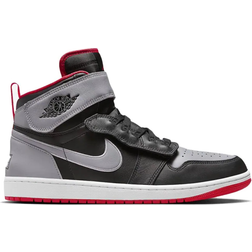 Nike Air Jordan 1 Hi FlyEase M - Black/Cement Grey/White/Fire Red