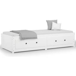 vidaXL Day Bed White Sofa 195.5cm 2 personers