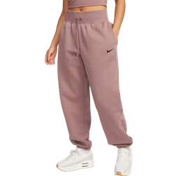 Nike Women's Sportswear Phoenix Fleece Oversized Sweatpants - Smokey Mauve/Black