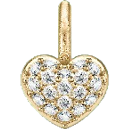 Julie Sandlau Pure Heart Mother Pendant - Gold/Transparent
